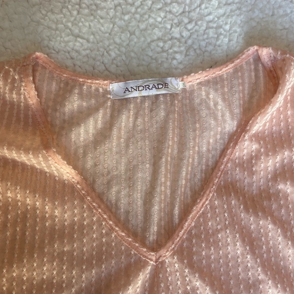 Orange Ribbed Swim Coverup - Picture 2 of 4